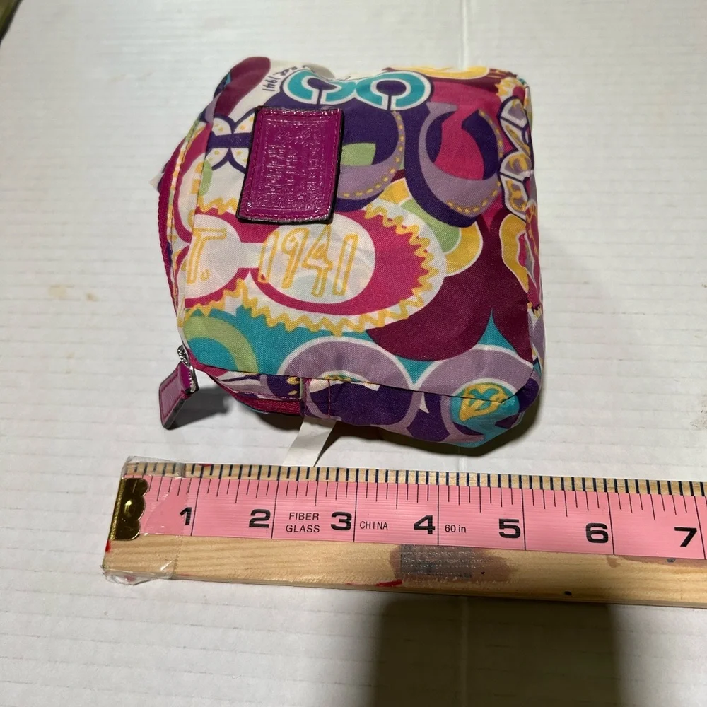 Coach Multicolor Patterned Pouch - Picture 2 of 15